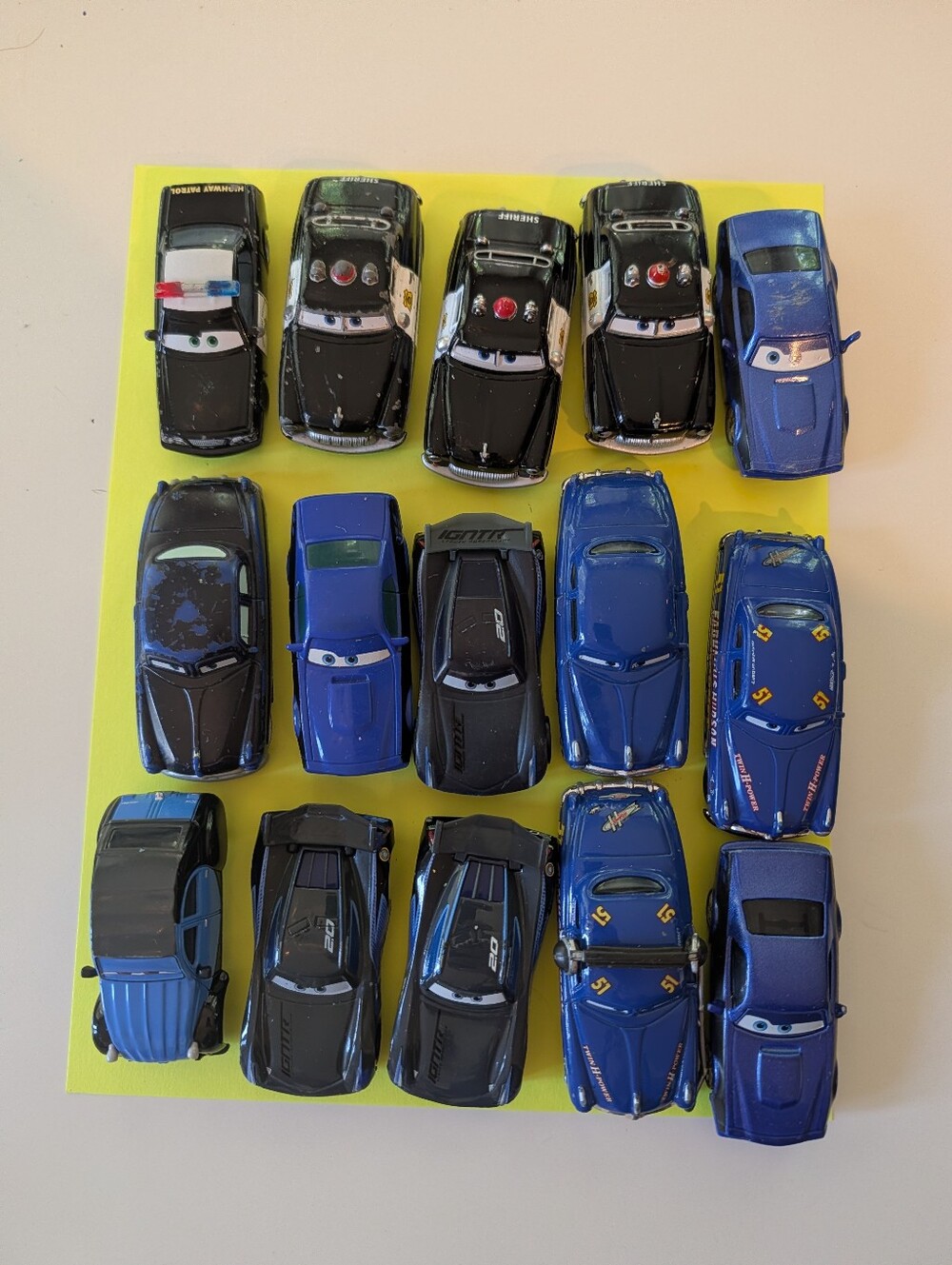 Disney Pixar Cars Black And Blue Lot